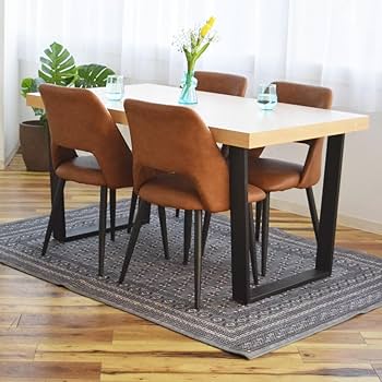 Amazon | TOCO LIFE 洗濯機で洗えるヴィンテージ風ミニラグマット